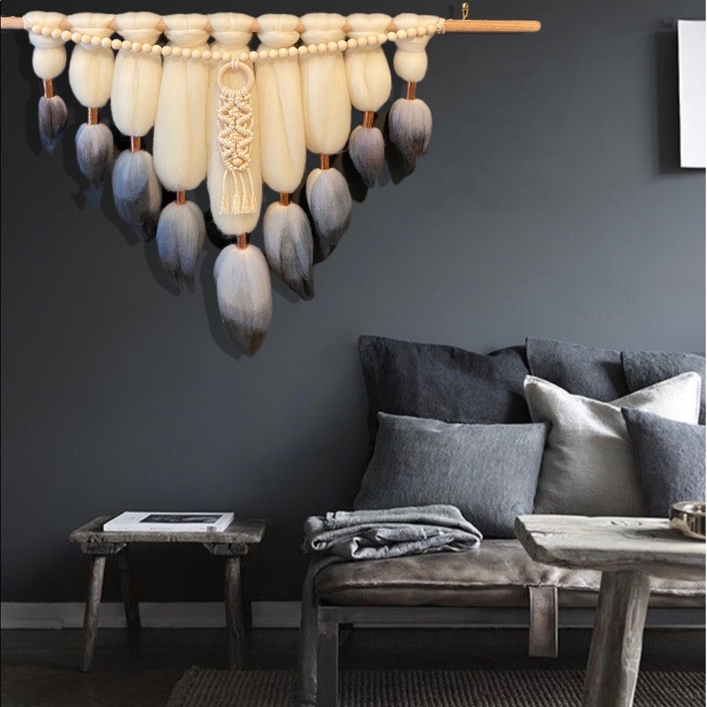 Roving wall hanging. Brand new.